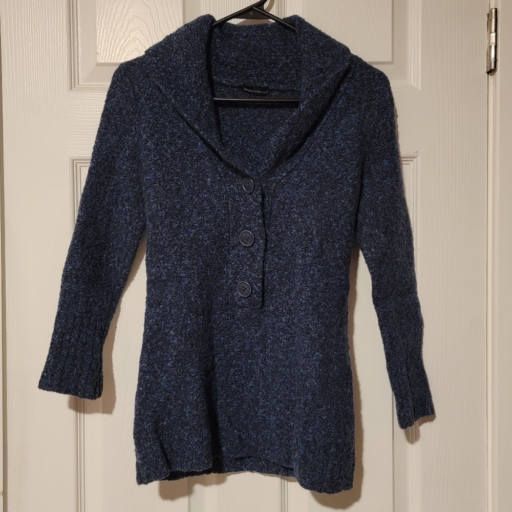Moda button-up sweater - Picture 1 of 3